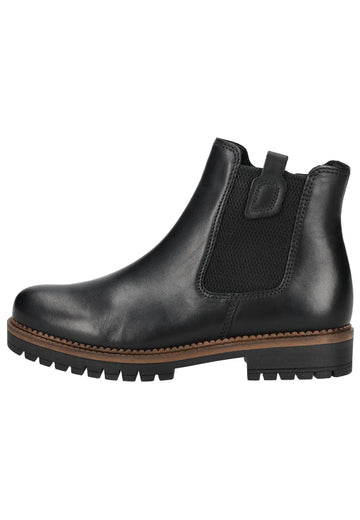 Gabor Comfort Stiefelette Leder/Textil Schwarz