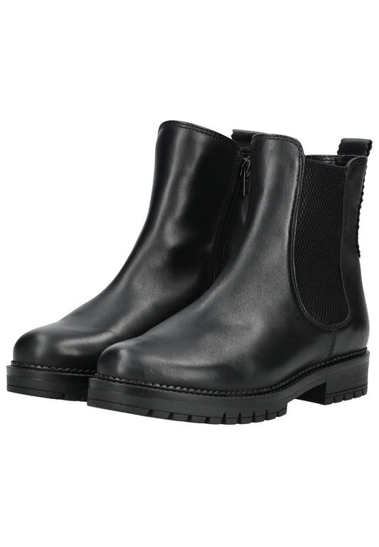 Gabor Comfort Stiefelette Leder/Textil Schwarz