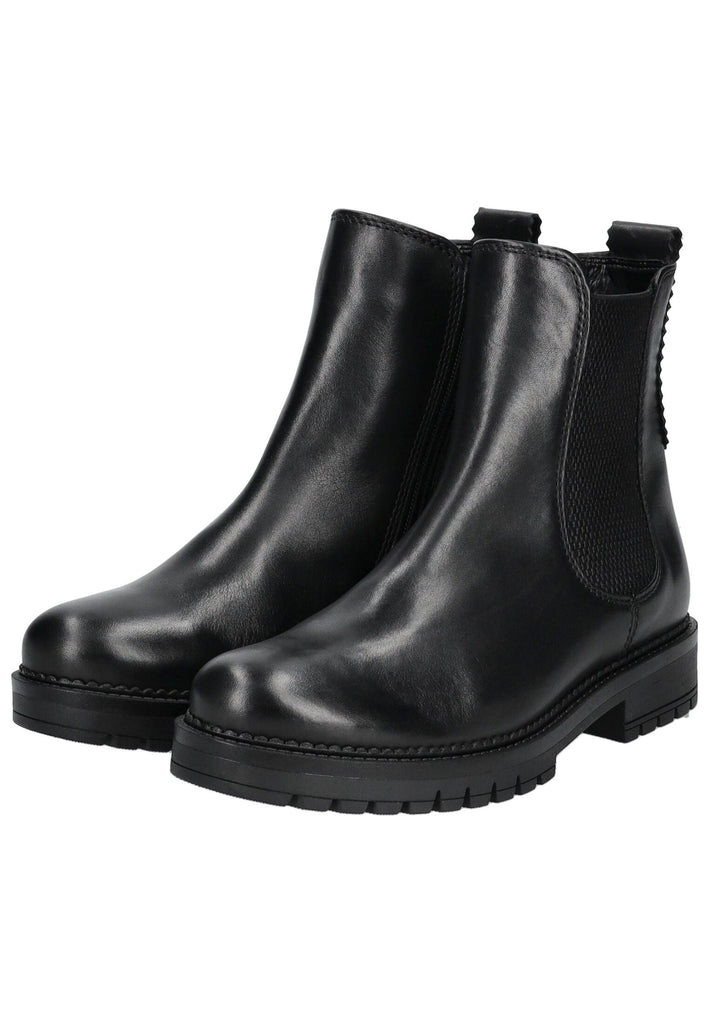 Gabor Comfort Stiefelette Leder/Textil Schwarz Warmfutter