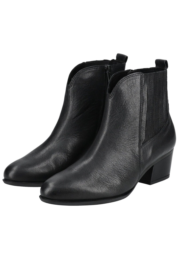 Gabor Comfort Stiefelette Leder/Textil Schwarz Warmfutter