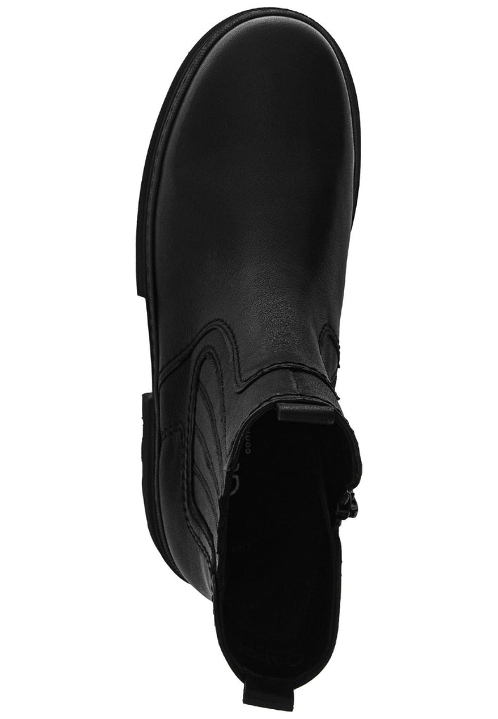 Gabor Comfort Stiefelette Leder/Textil Schwarz Warmfutter