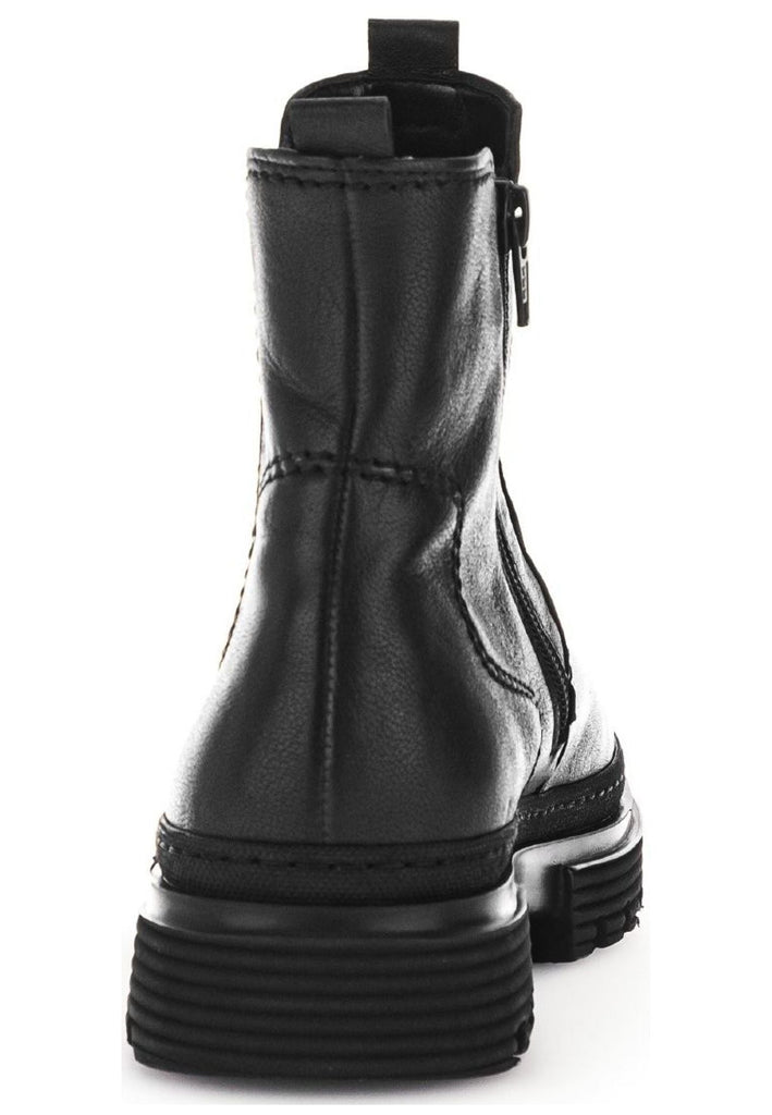 Gabor Comfort Stiefelette Leder/Textil Schwarz Warmfutter