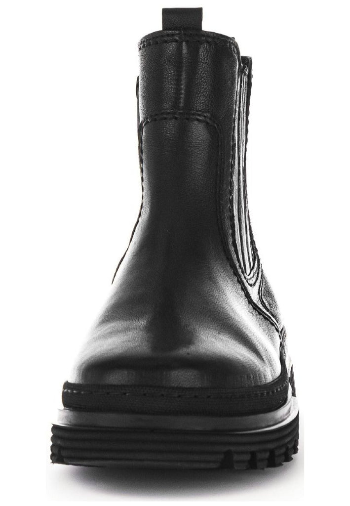 Gabor Comfort Stiefelette Leder/Textil Schwarz Warmfutter