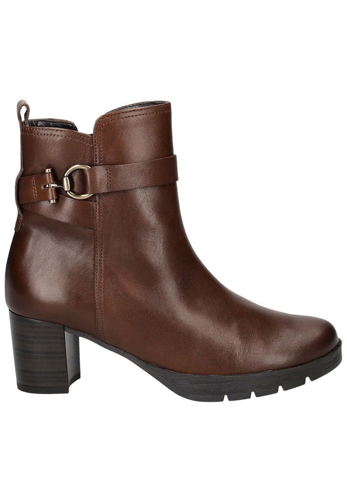 Gabor Comfort Stiefelette Nappaleder Mittelbraun Warmfutter