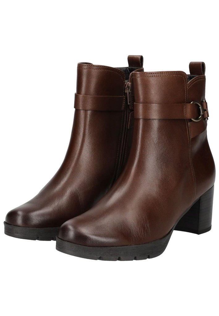 Gabor Comfort Stiefelette Nappaleder Mittelbraun Warmfutter
