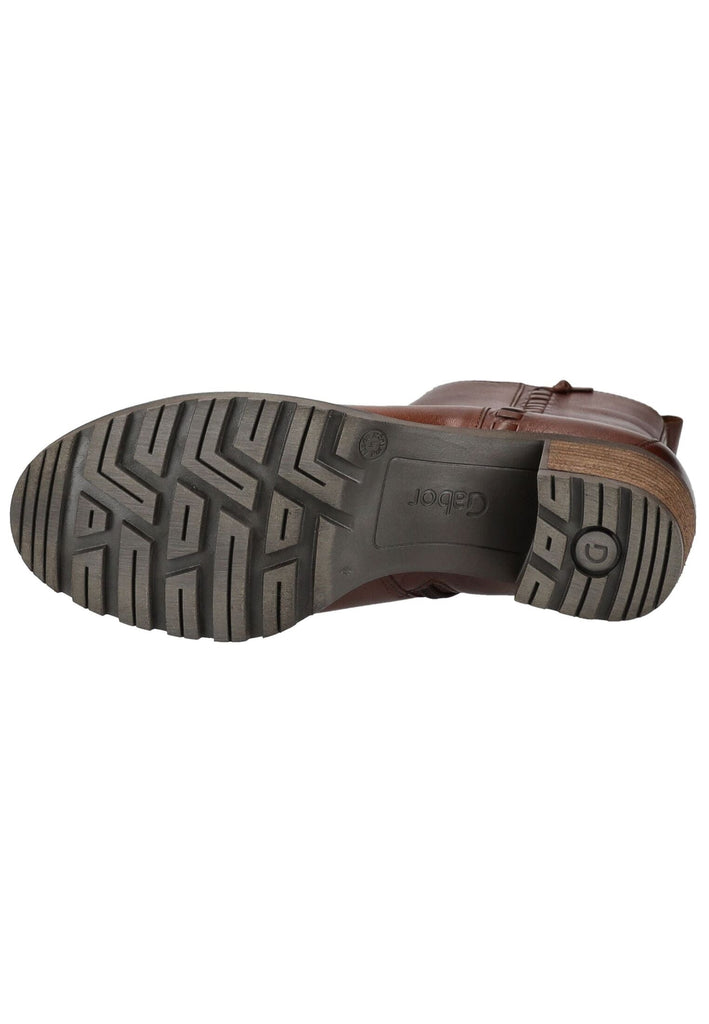 Gabor Comfort Stiefelette Nappaleder Mittelbraun Warmfutter