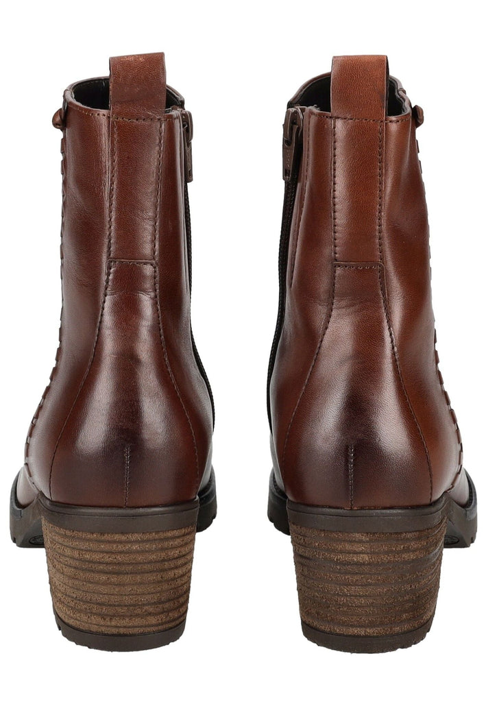 Gabor Comfort Stiefelette Nappaleder Mittelbraun Warmfutter