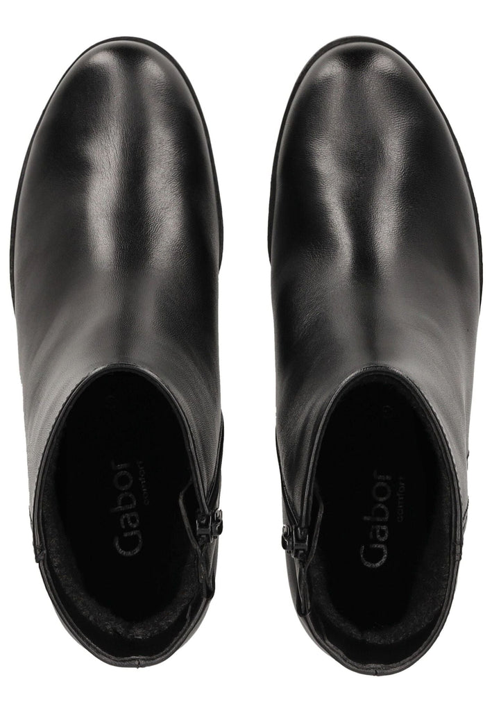 Gabor Comfort Stiefelette Nappaleder Schwarz