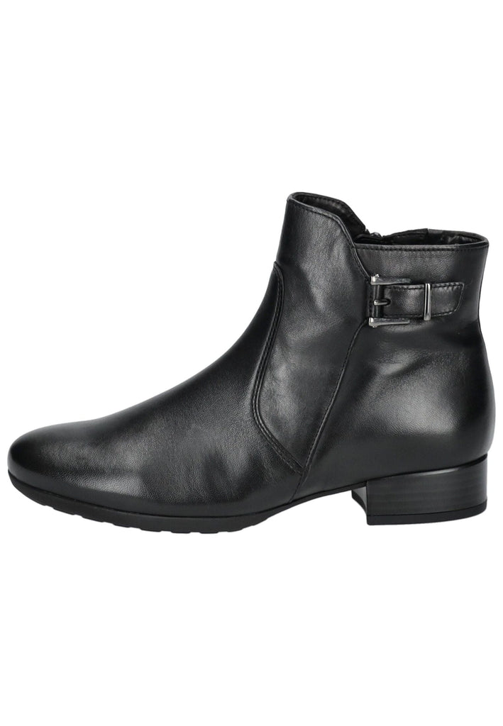 Gabor Comfort Stiefelette Nappaleder Schwarz Warmfutter