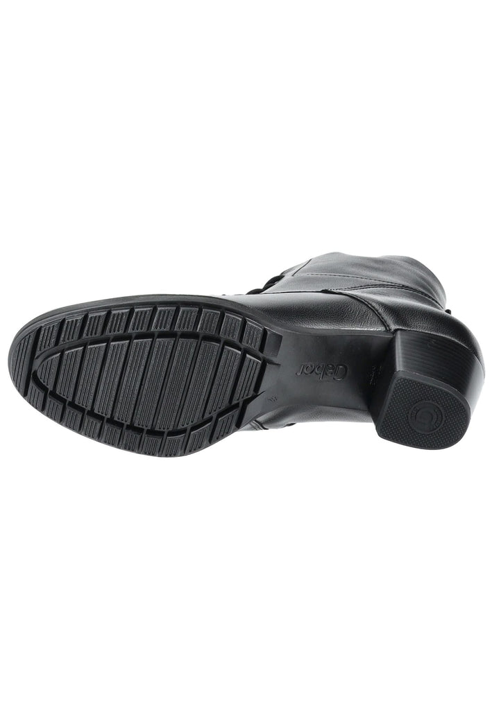 Gabor Comfort Stiefelette Nappaleder Schwarz Warmfutter