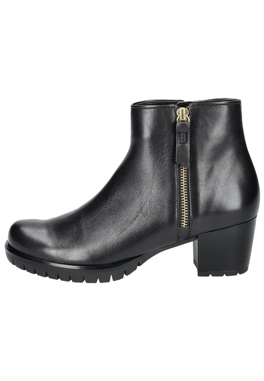 Gabor Comfort Stiefelette Nappaleder Schwarz Warmfutter