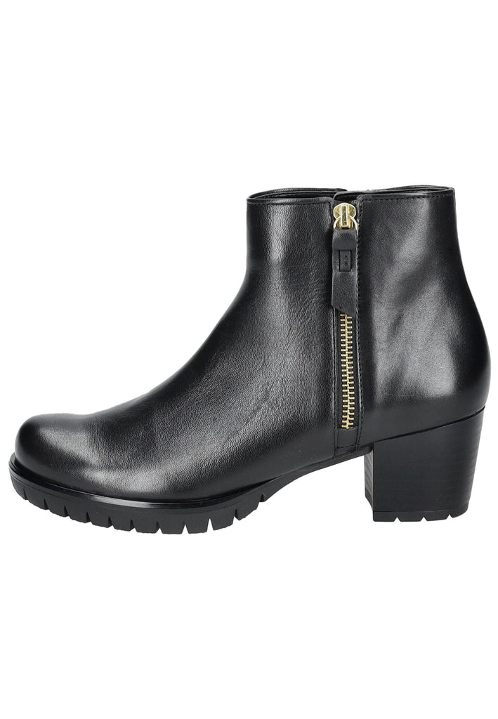 Gabor Comfort Stiefelette Nappaleder Schwarz Warmfutter