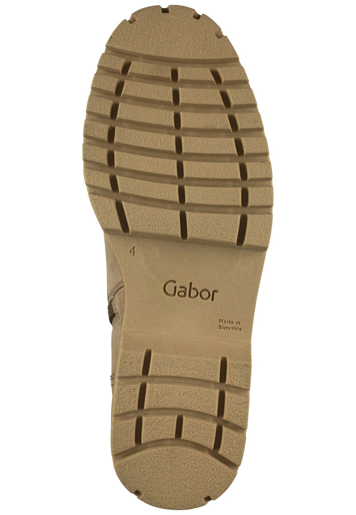 Gabor Comfort Stiefelette Nubukleder Beige