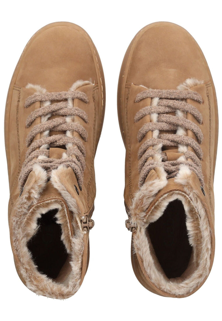 Gabor Comfort Stiefelette Nubukleder Beige