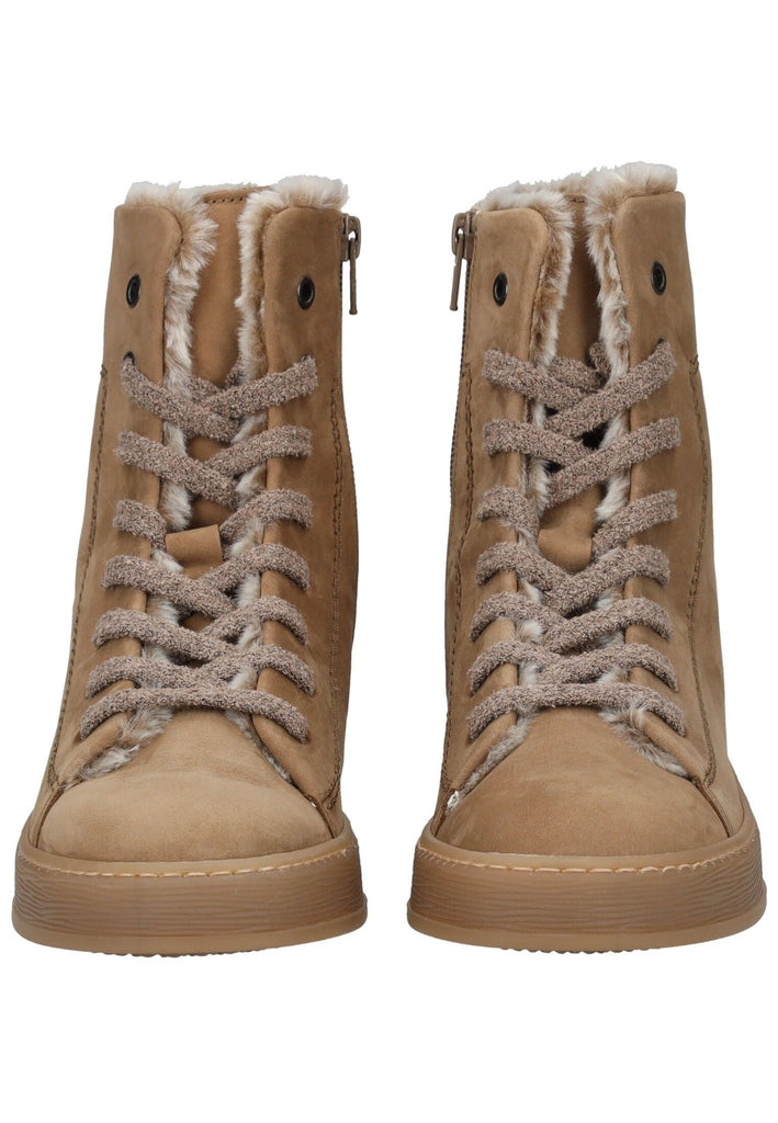 Gabor Comfort Stiefelette Nubukleder Beige