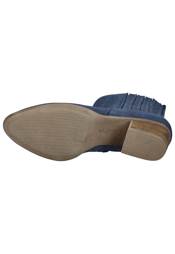 Gabor Comfort Stiefelette Textil Jeans