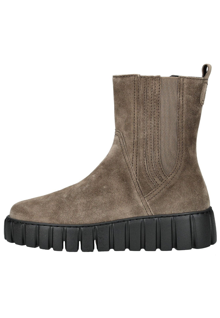 Gabor Comfort Stiefelette Veloursleder Braun