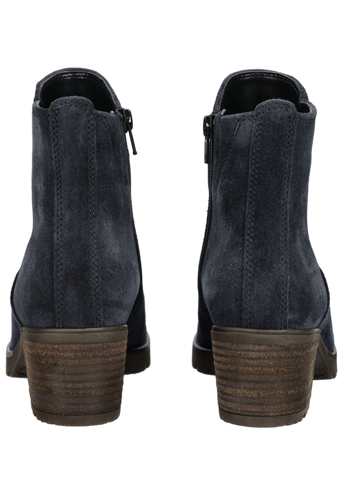 Gabor Comfort Stiefelette Veloursleder Dunkelblau