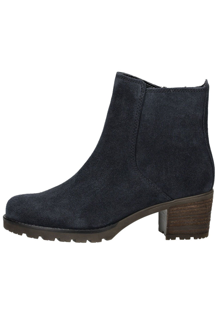 Gabor Comfort Stiefelette Veloursleder Dunkelblau