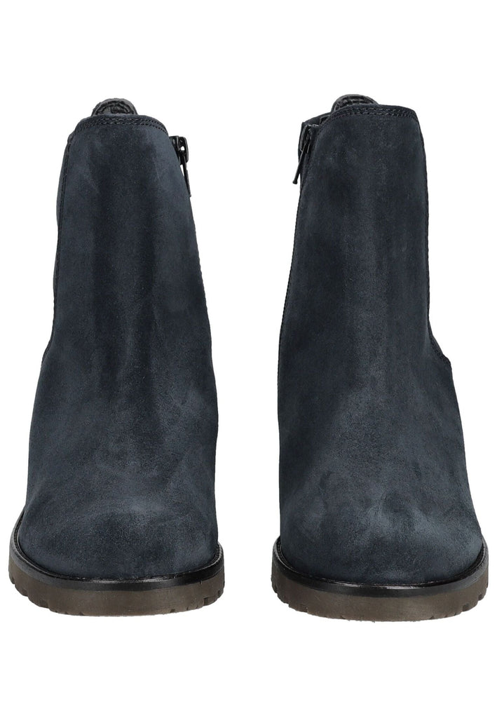 Gabor Comfort Stiefelette Veloursleder Dunkelblau Warmfutter