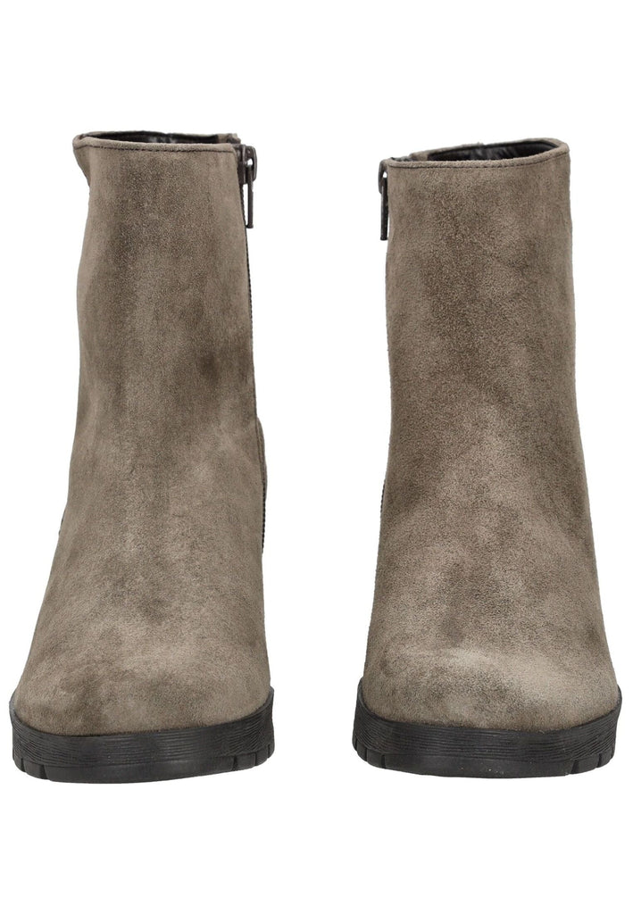 Gabor Comfort Stiefelette Veloursleder Grau