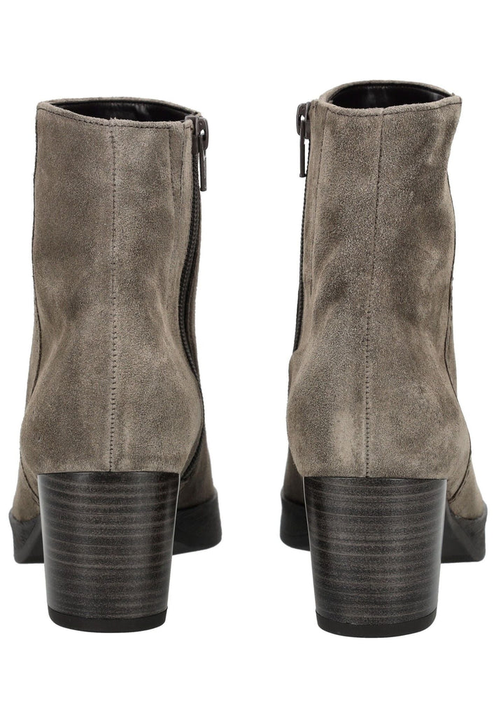 Gabor Comfort Stiefelette Veloursleder Grau