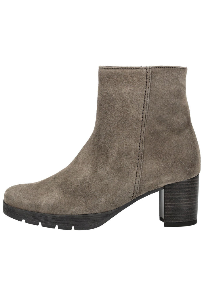 Gabor Comfort Stiefelette Veloursleder Grau