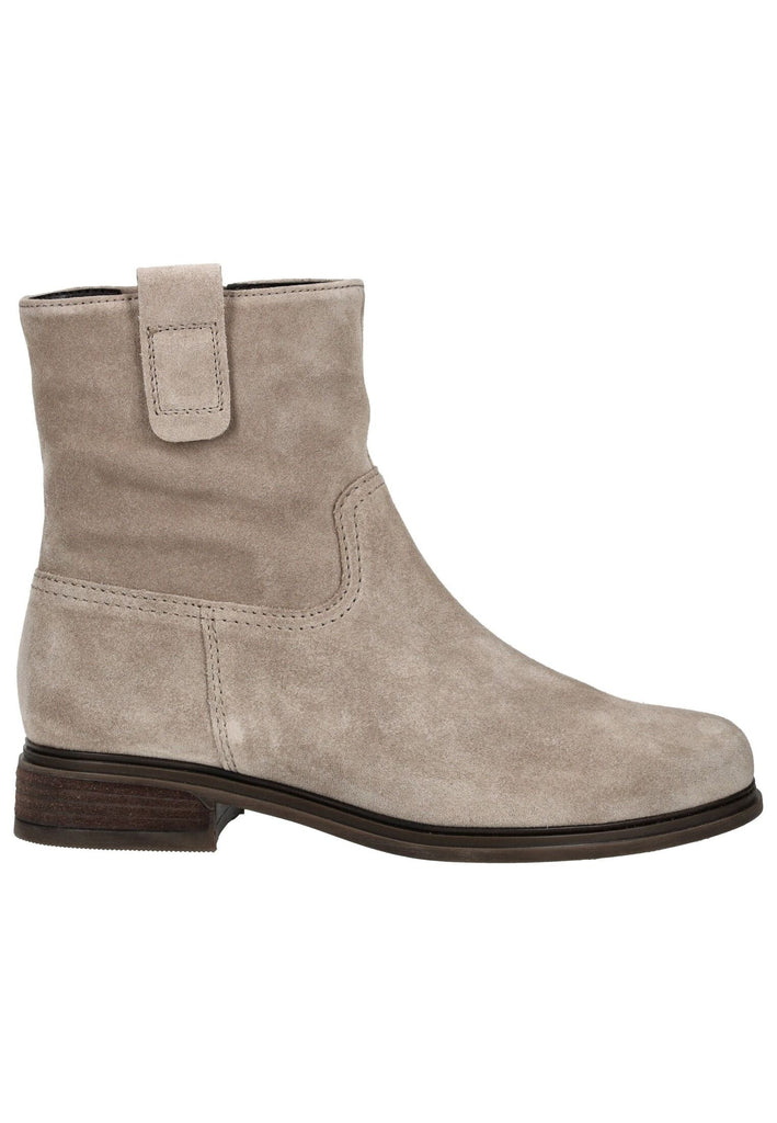 Gabor Comfort Stiefelette Veloursleder Kiesel
