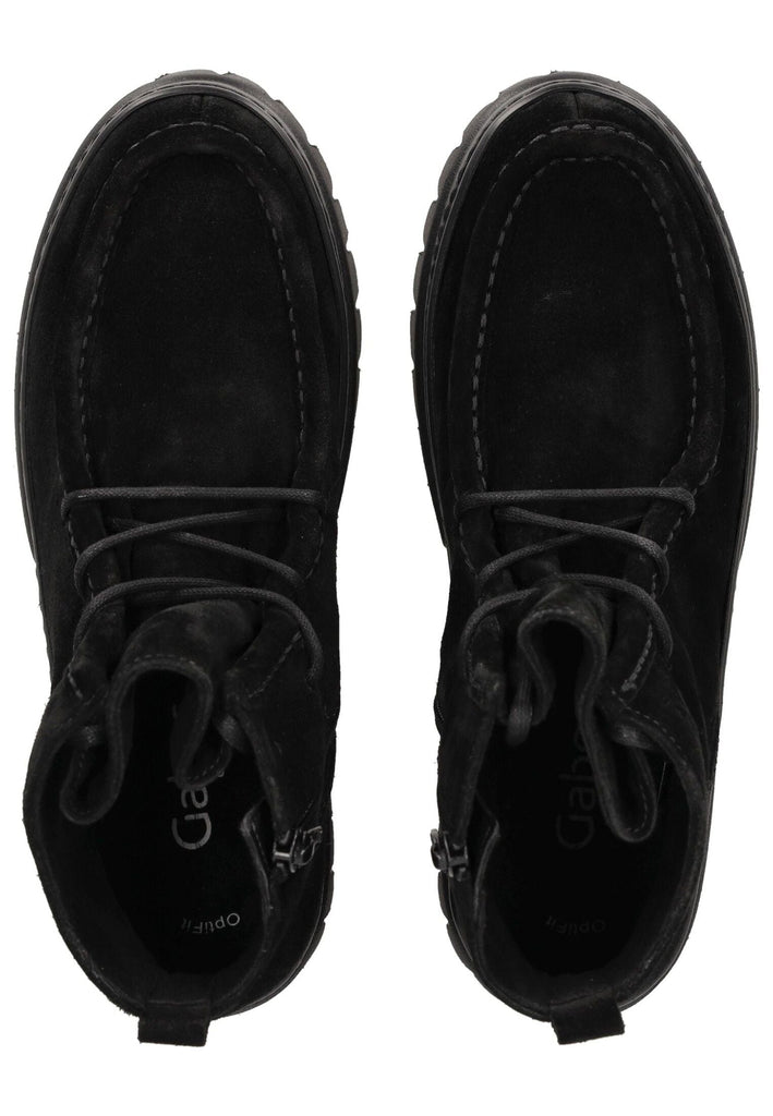 Gabor Comfort Stiefelette Veloursleder Schwarz