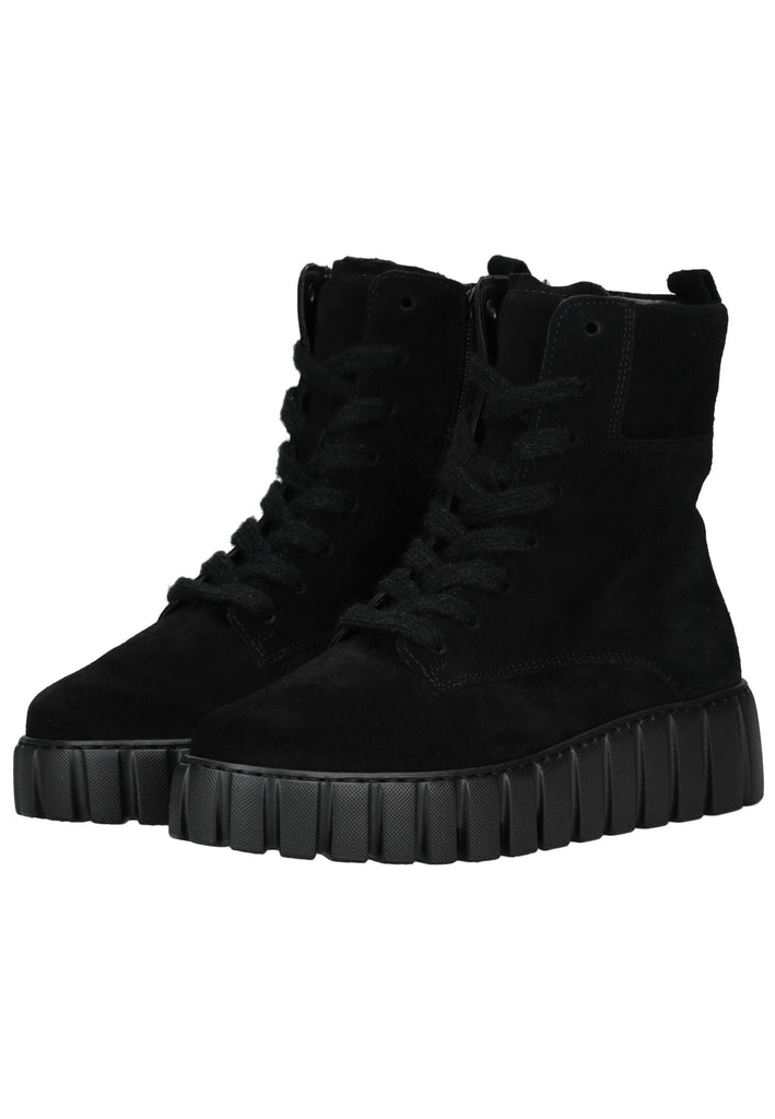 Gabor Comfort Stiefelette Veloursleder Schwarz