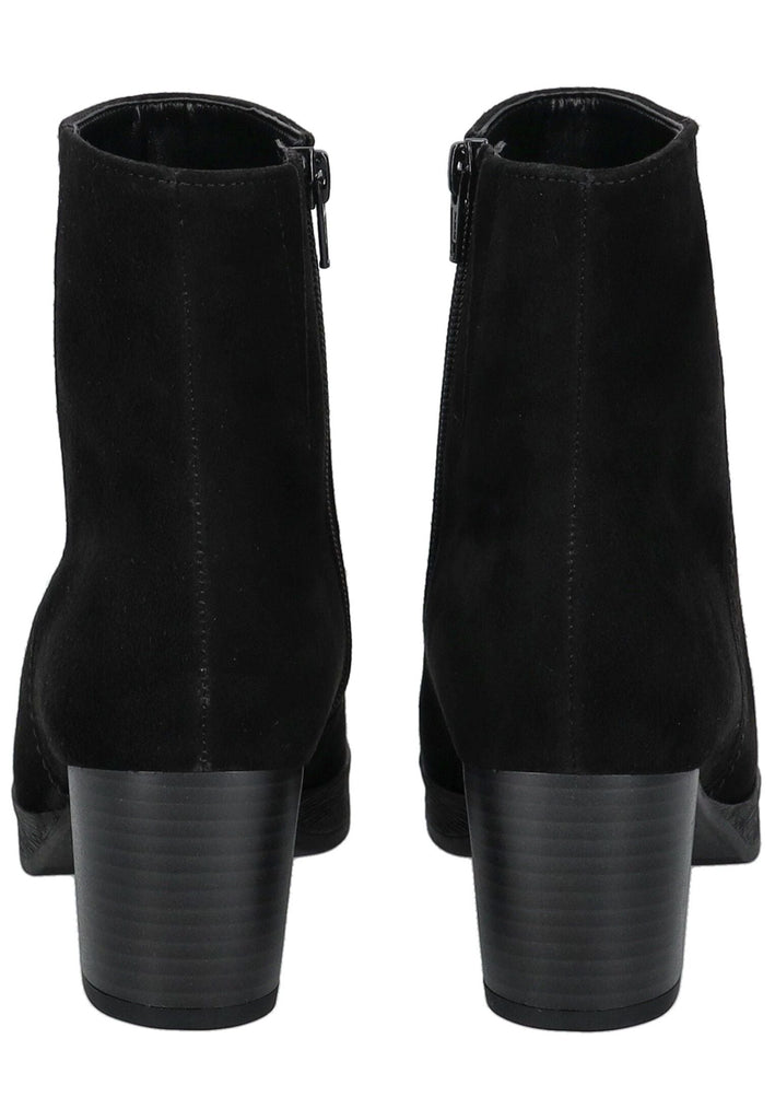 Gabor Comfort Stiefelette Veloursleder Schwarz/Schwarz Warmfutter