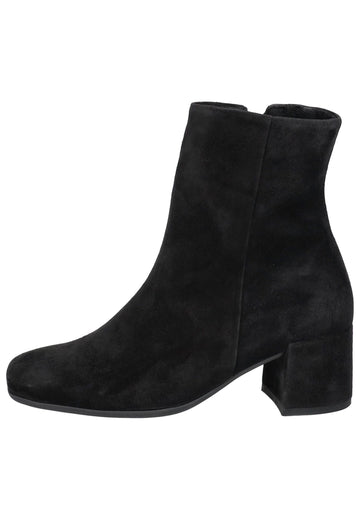 Gabor Comfort Stiefelette Veloursleder Schwarz Warmfutter