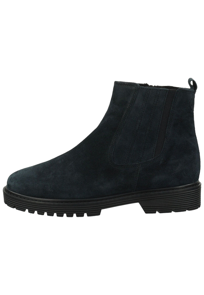 Gabor Comfort Stiefelette Veloursleder/Textil Dunkelblau Warmfutter