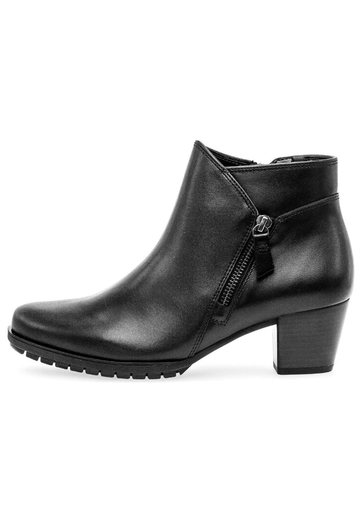 Stiefeletten Gabor Comfort Stiefelette Glattleder Schwarz