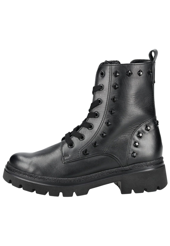 Stiefeletten Gabor Comfort Stiefelette Glattleder Schwarz Warmfutter