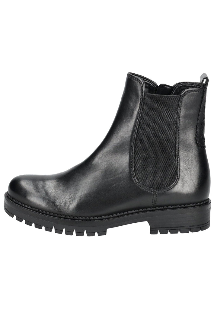 Stiefeletten Gabor Comfort Stiefelette Leder/Textil Schwarz Warmfutter