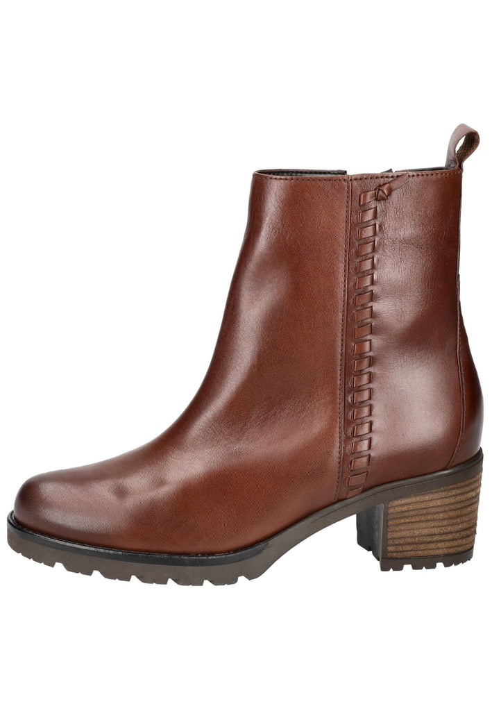 Stiefeletten Gabor Comfort Stiefelette Nappaleder Mittelbraun Warmfutter