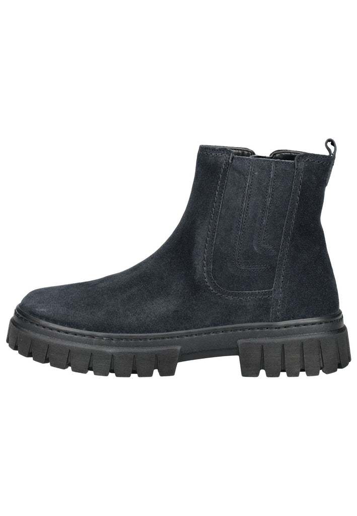 Stiefeletten Gabor Comfort Stiefelette Veloursleder Dunkelblau Warmfutter