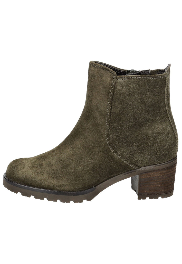 Stiefeletten Gabor Comfort Stiefelette Veloursleder Olive Warmfutter