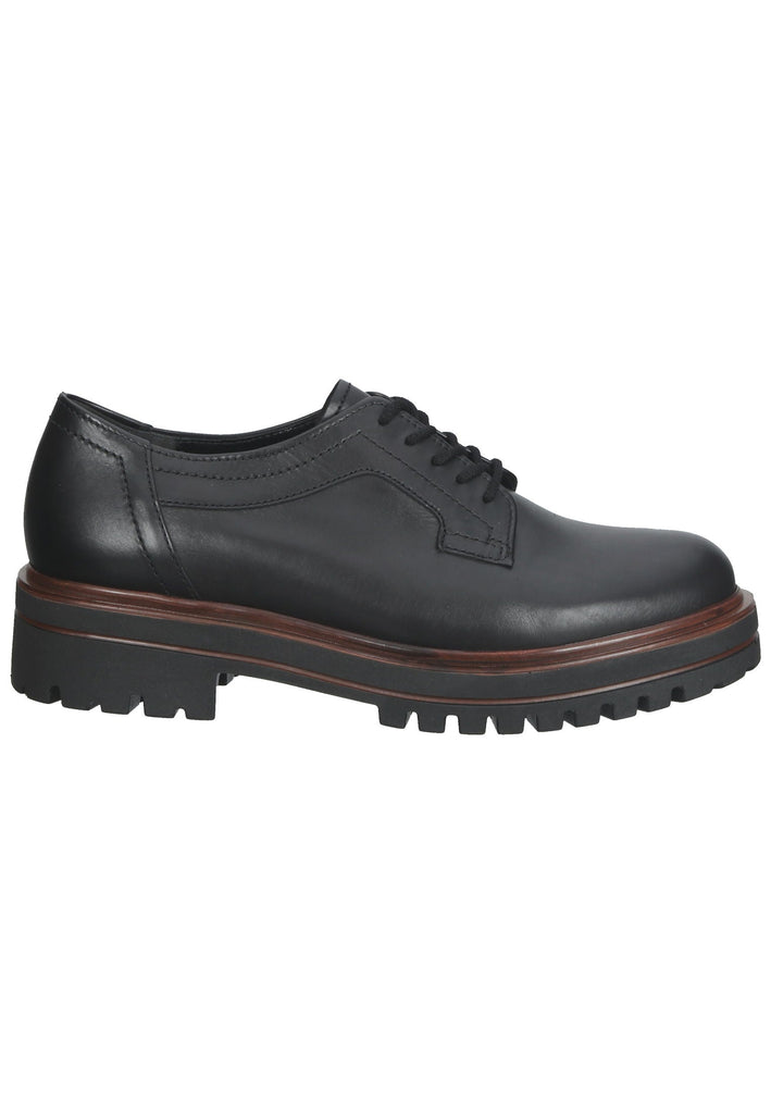 Halbschuhe Gabor Halbschuhe Glattleder Schwarz