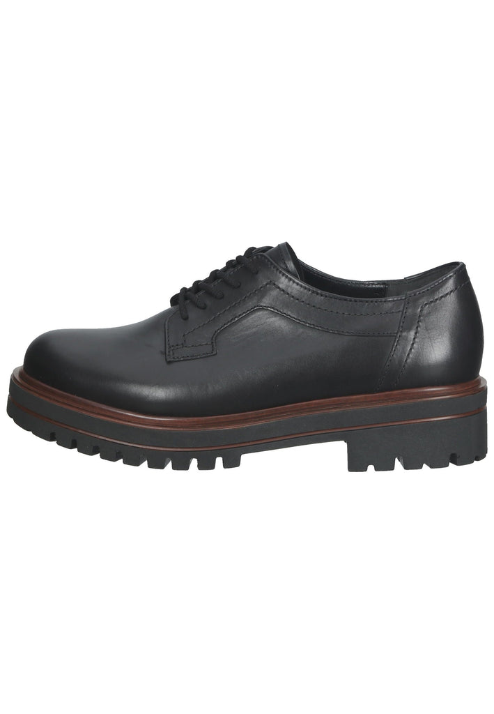 Halbschuhe Gabor Halbschuhe Glattleder Schwarz