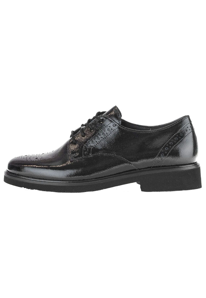 Halbschuhe Gabor Halbschuhe Leder Schwarz Lack