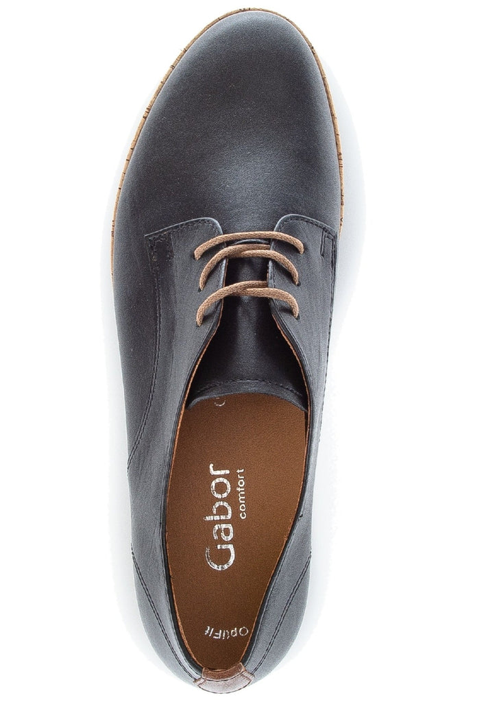 Gabor Halbschuhe Leder Schwarz