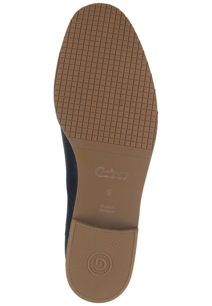 Gabor Halbschuhe Leder Schwarz/Braun