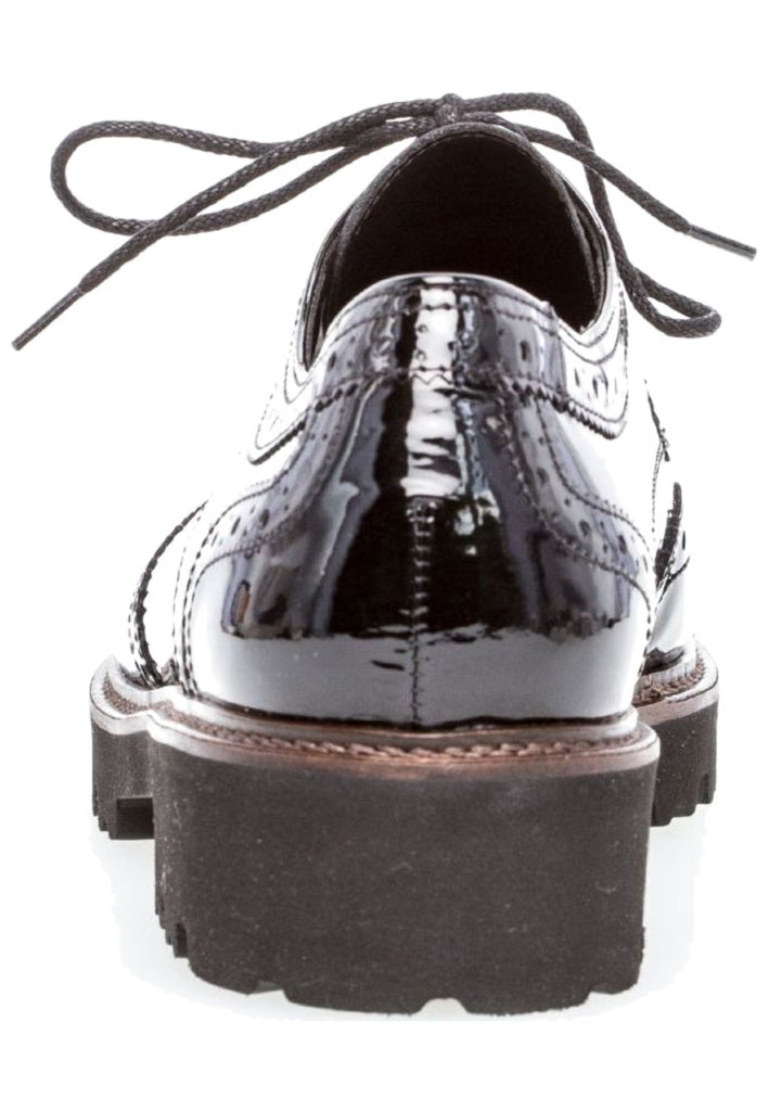 Gabor Halbschuhe Nappaleder Schwarz Lack