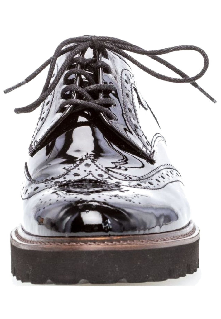 Gabor Halbschuhe Nappaleder Schwarz Lack