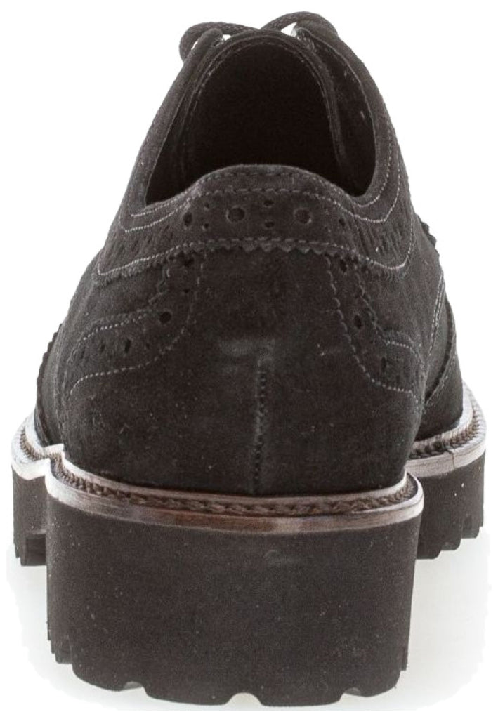 Gabor Halbschuhe Veloursleder Schwarz