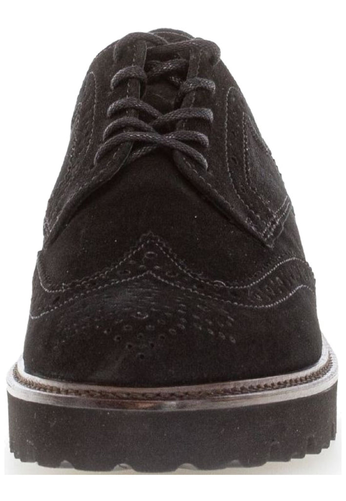 Gabor Halbschuhe Veloursleder Schwarz