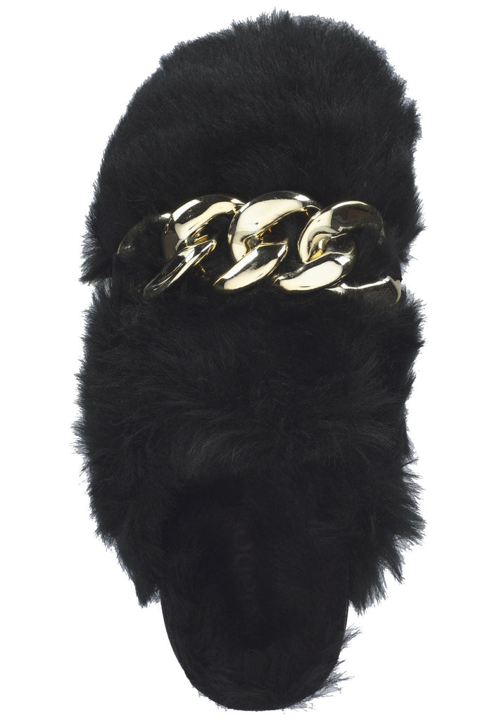 Pantoletten Gabor Hausschuhe Textil Schwarz