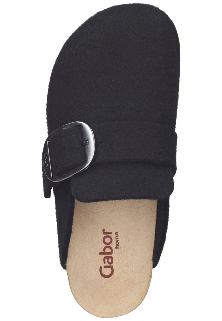 Pantoletten Gabor Pantoletten Filz Schwarz